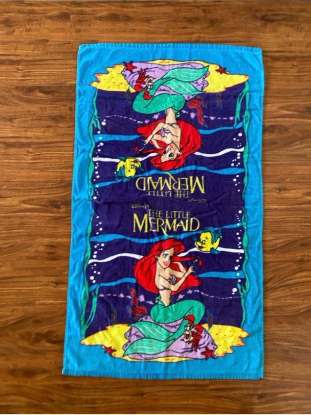 Franco Disney The Little Mermaid Ariel Toddler Kids Beach Towel Vacation Pool